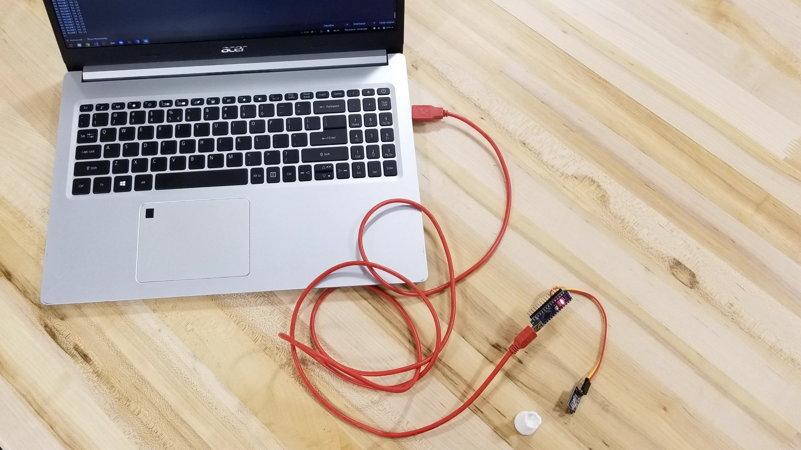 Testing the Hall Effect Sensor • Plymouth, NH