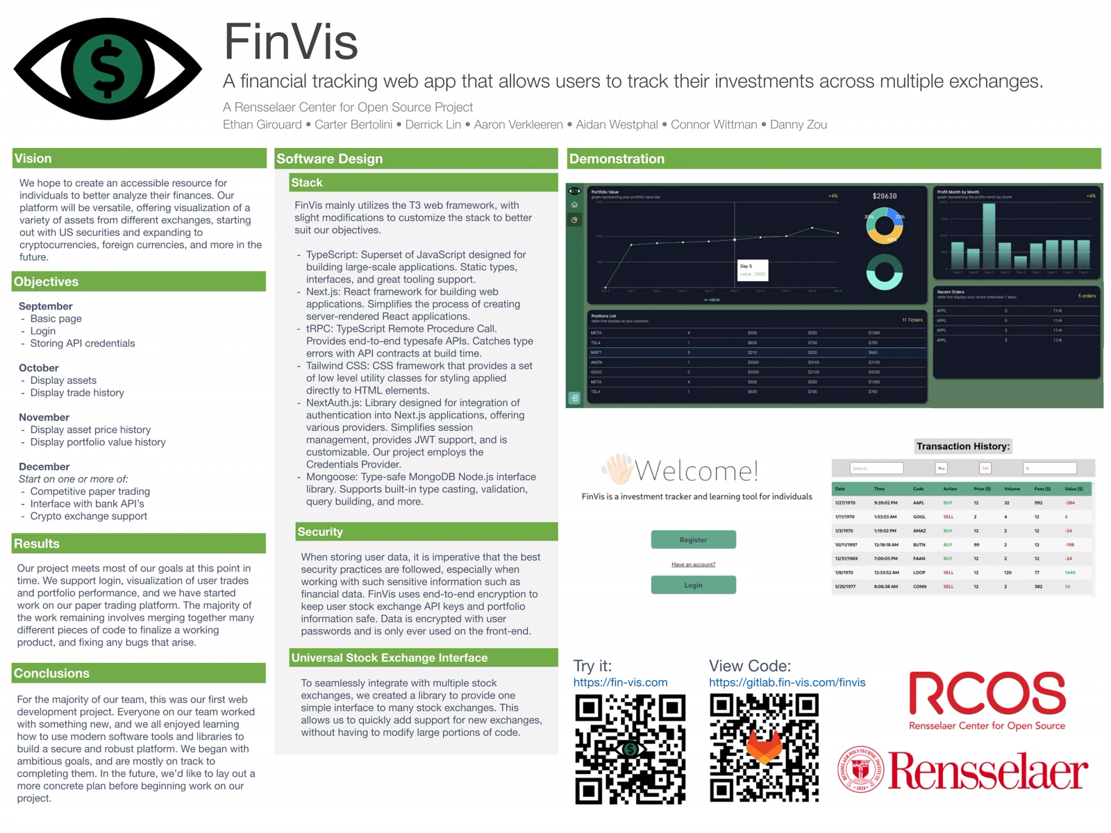 RCOS Presentation Poster