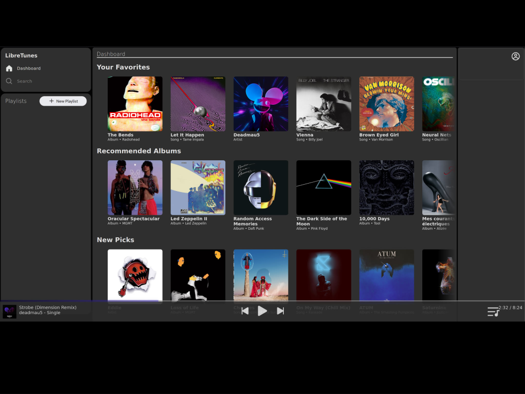 LibreTunes Home Page